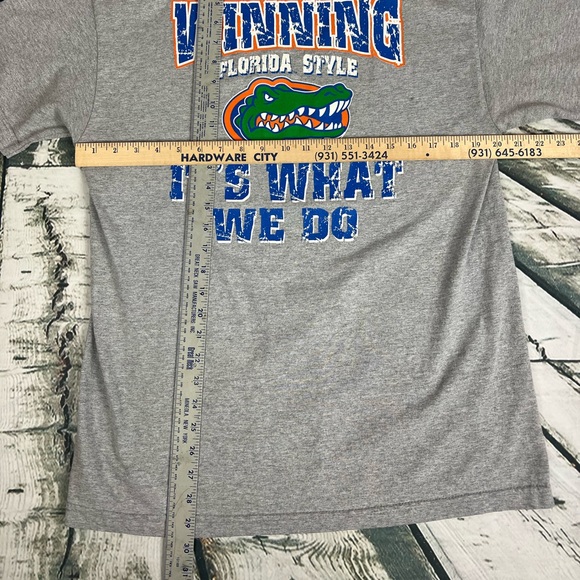 Vtg Florida Gators Winning It’s What We Do Gray Graphic L‎ - Picture 4 of 5